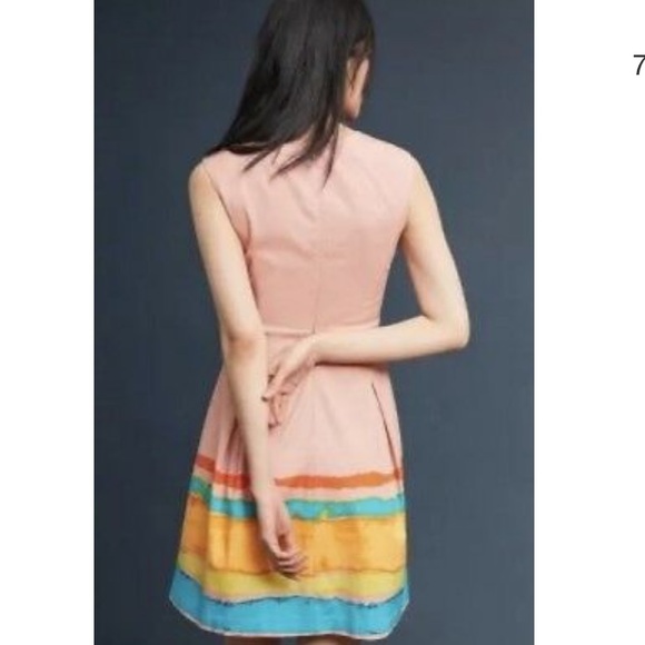 Anthropologie Tracy Reese Painterly pleate… - Picture 4 of 7